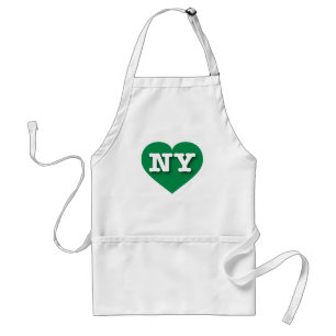 New York Grönt Heart - I kärlek NY Förkläde