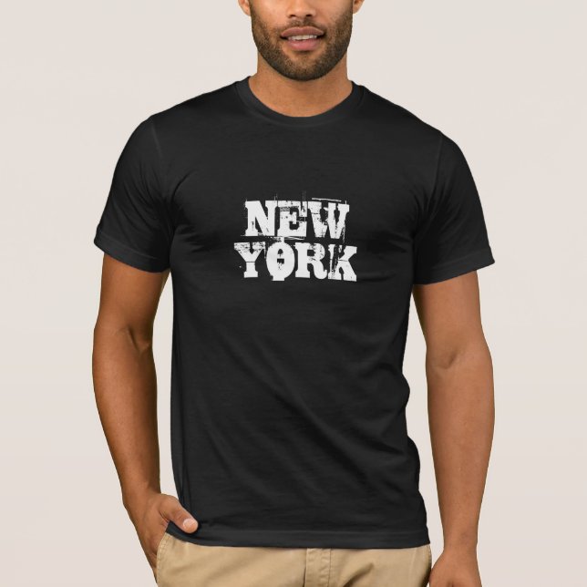 New York GrungeT-tröja Tee Shirt (Framsida)