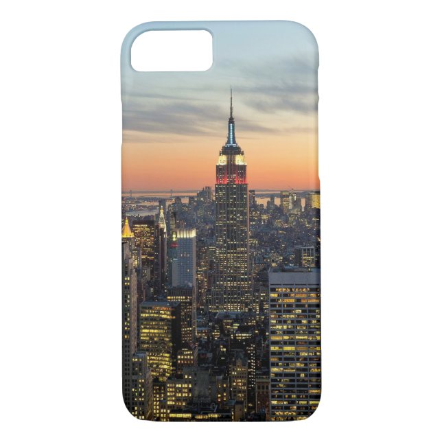New York gryninghorisont Case-Mate iPhone Skal (Baksida)