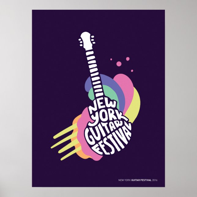 New York Guitar Festival 2016 Poster (Framsidan)