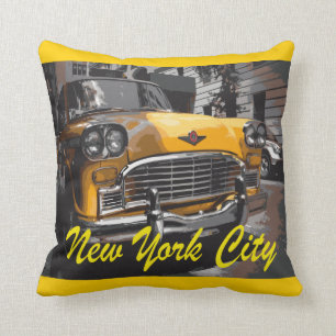 New York gul Cab Kudde