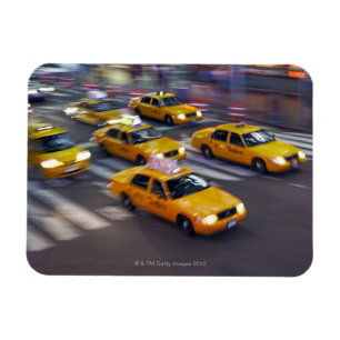 New York gul taxi Magnet