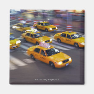 New York gul taxi Magnet