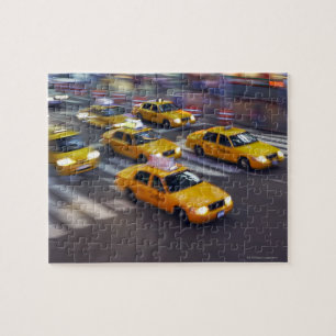 New York gul taxi Pussel