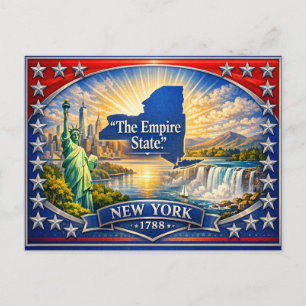 New York Hälsningar vykort