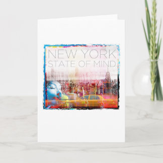 New York hälsningkort Kort