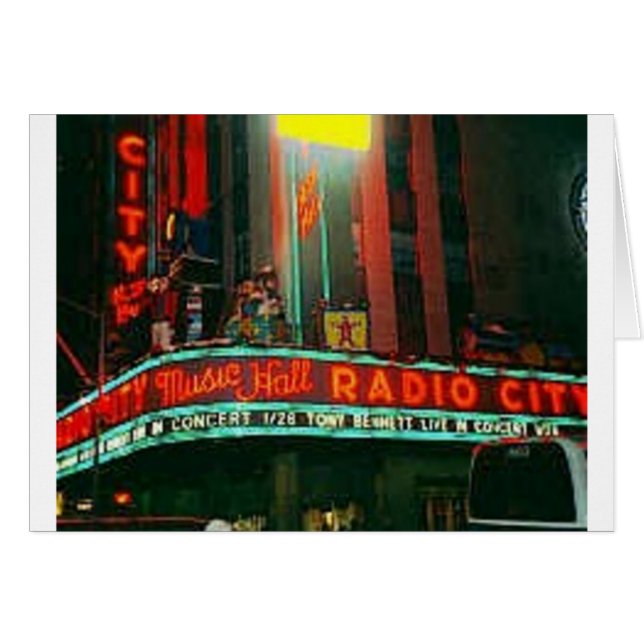 New York Hälsningskort (Framsidan Horizontal)