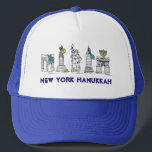 New York Hanukkah NYC Chanukah Glad helg Keps<br><div class="desc">Har en originalillustration av New York City-markeringar "klädd" för julhelgen med pennan och bläck! Denna illustration av Chanukah finns också på andra produkter. Ser du inte vad du är tittar för? Behöver du hjälp med anpassning? Kontakta Rebecca för att få något designat bara för dig.</div>