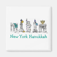 New York Hanukkah NYC Chanukah Jewish Helgdagars