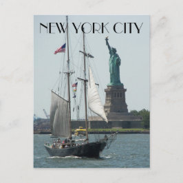 New York Harbour Frihetsgudinnan Vykort