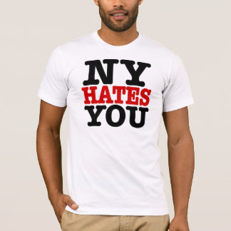 New York hatar dig t-Skjortan Tee