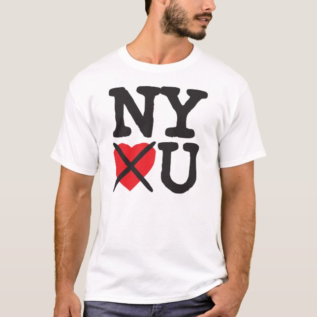 New York hatar dig Tee (Framsida)