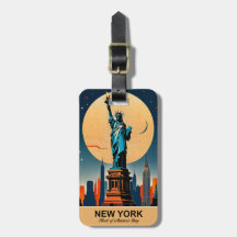 New York: Heart of America's Story Luggage Tag