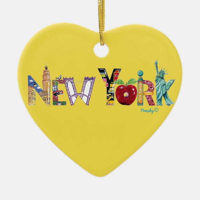 New York Heart Ornament (Framsidan)
