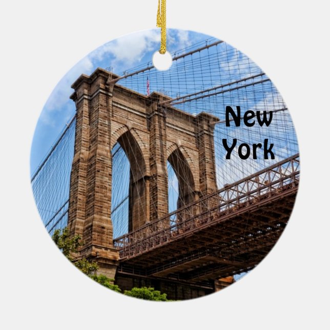 New York Helgdag Ornament (Baksidan)