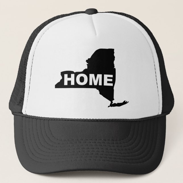 New York Hem Hattbollkeps Empire State Truckerkeps (Framsida)