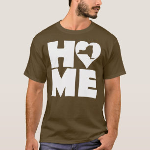 New York Hem Hjärta Stat Tröjor T-Shirt