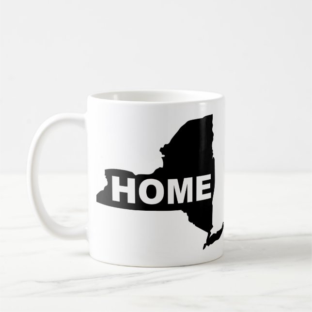 New York Hemma Kaffe Mugg Resmugg (Vänster)
