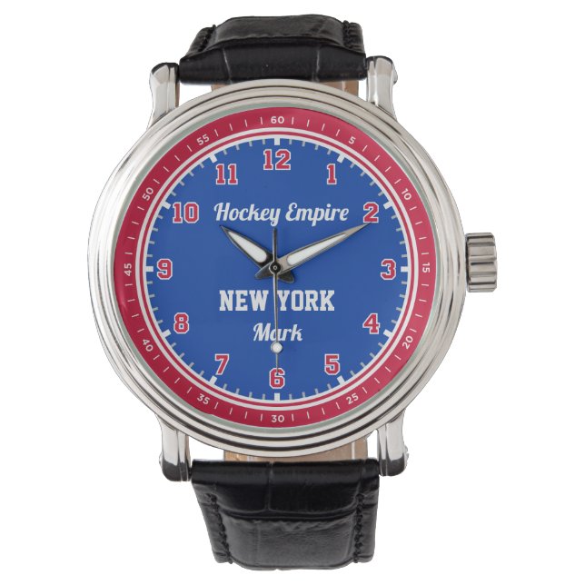 New York Hockey Empire 12 timmars bevakning Armbandsur (Framsida)