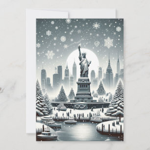 "New York Holiday Elegans. Anpassningsbara Kort
