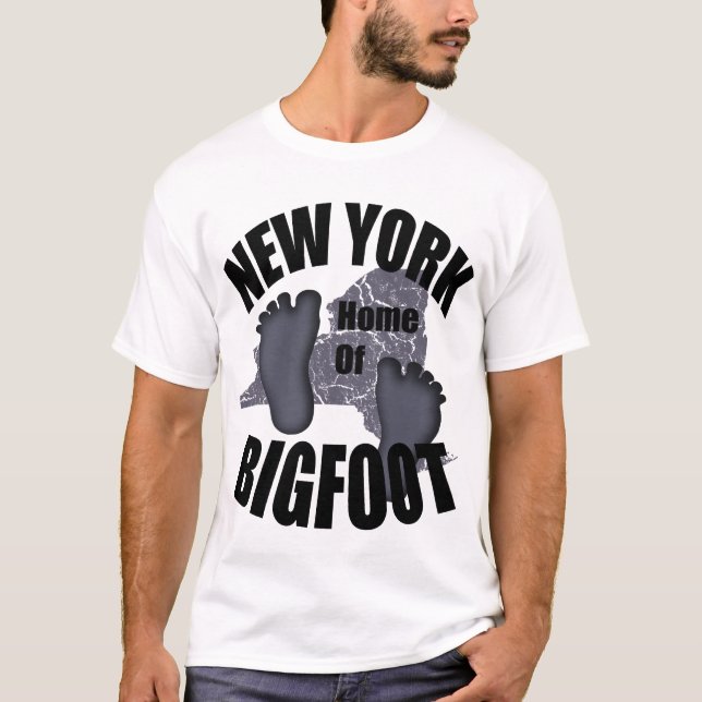 New York Home of Bigfoot T-shirt (Framsida)