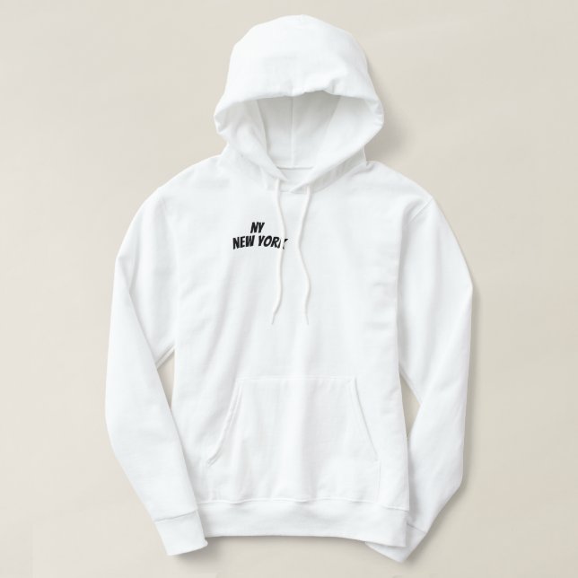 new york hoodie (Design framsida)
