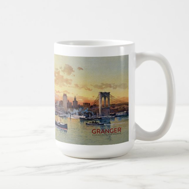 NEW YORK HORISONT 1896 KAFFEMUGG (Höger)