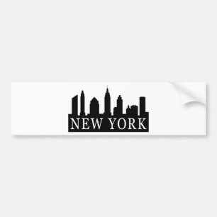 New York horisont Bildekal