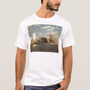 New York horisont för 9/11 tvillingbröder T Shirt