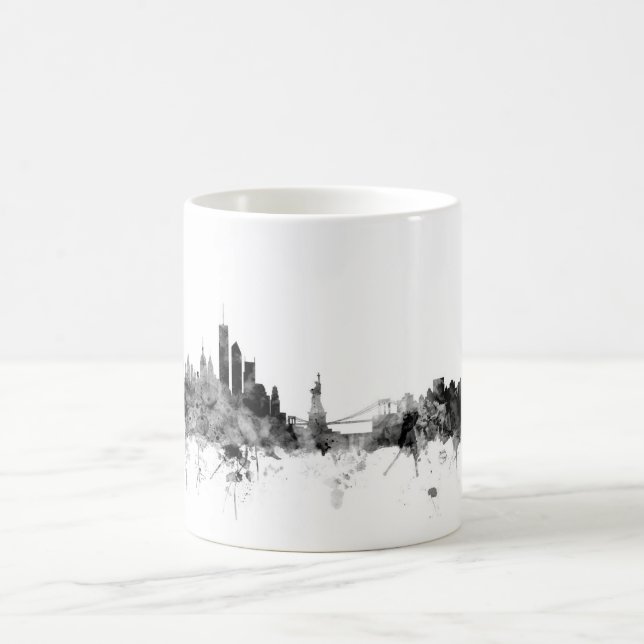 New York horisont Kaffemugg (Center)