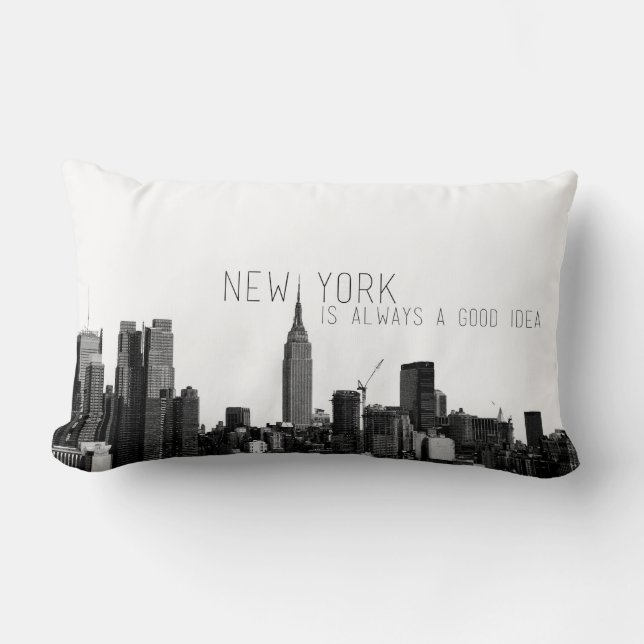 New York horisont kudder Lumbarkudde (Framsida)