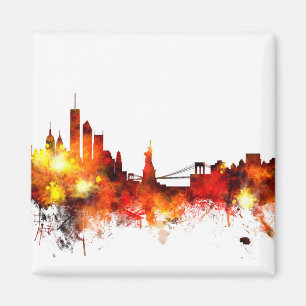 New York horisont Magnet