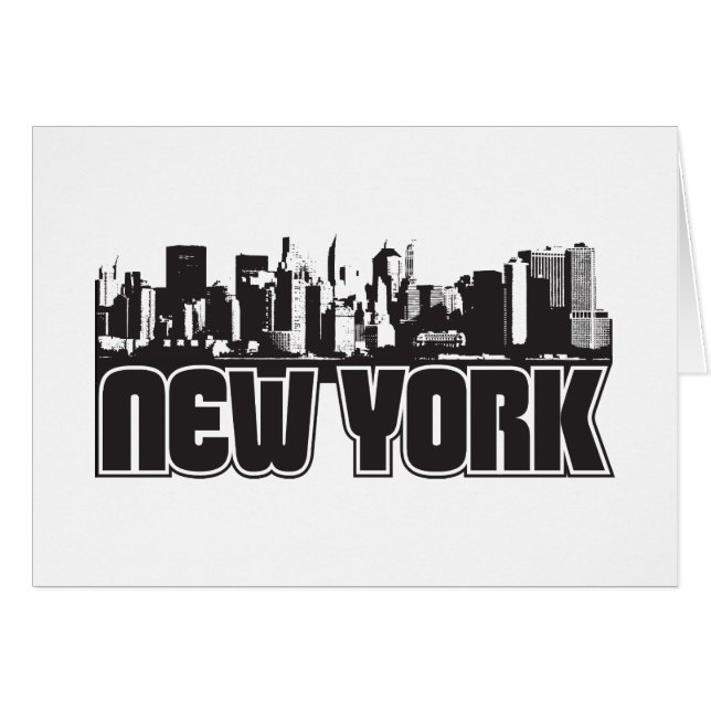 New York horisont OBS Kort (Framsidan Horizontal)