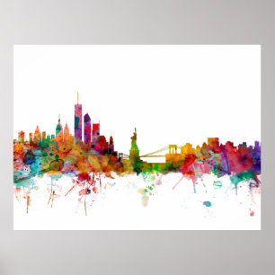 New York horisont Poster