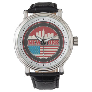 New York horisont United States sjunker Armbandsur