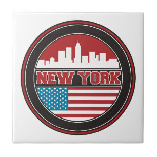 New York horisont United States sjunker Kakelplatta