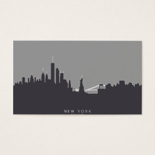 New York horisont Visitkort