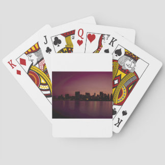 New York-horisonten vid skymning Spel Kort
