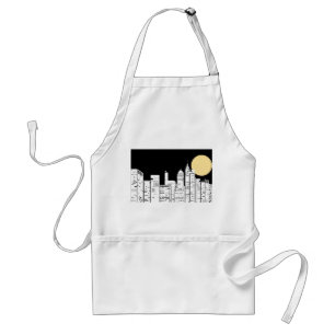 New York horisontSilhouette Förkläde