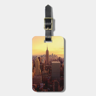 New York horisontstad med empire state Bagagebricka
