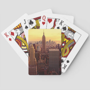 New York horisontstad med empire state Casinokort