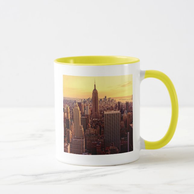New York horisontstad med empire state Mugg (Höger)