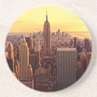 New York horisontstad med empire state Underlägg Sandsten