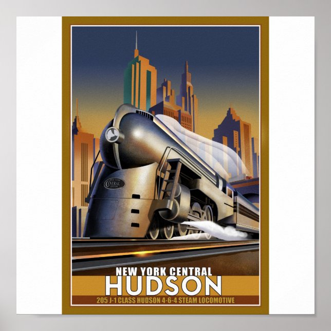 New York Hudson Loco Poster (Framsidan)