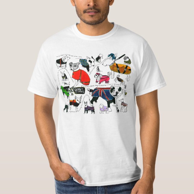 New York hundar i lag Tee Shirt (Framsida)
