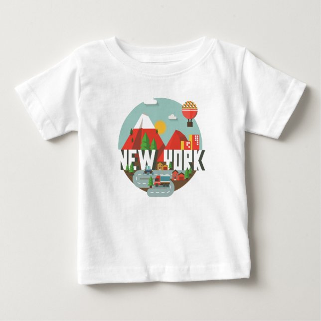 New York i design T Shirt (Framsida)