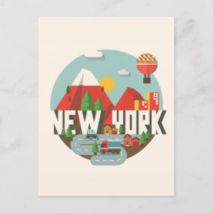 New York i design Vykort