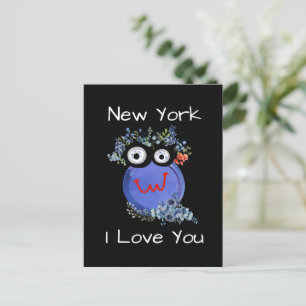 New York I KÄRLEK DU, I kärlek NY Vykort