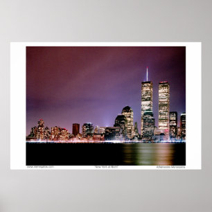 New York i natt Poster