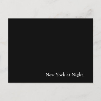 New York i natt Vykort